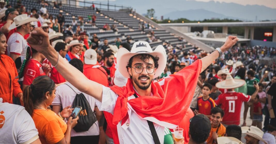 México cierra otra Copa América con una eliminación que agrava su caída en el torneo Vibrante multitud de fanáticos del fútbol animando en un estadio de Córdoba, Argentina.